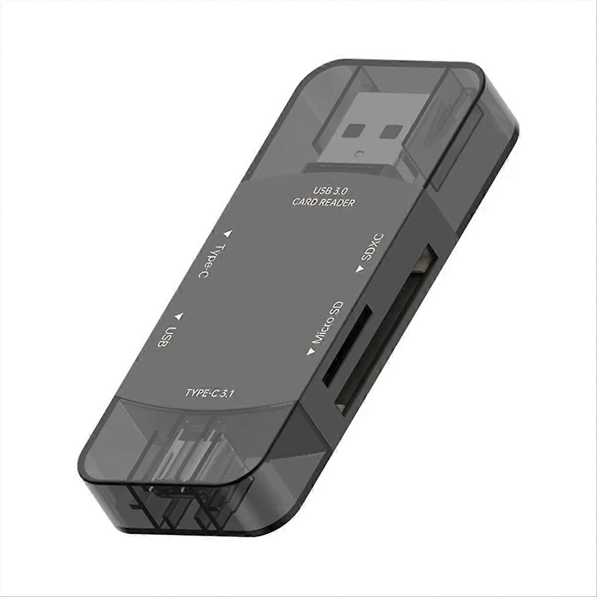6-in-1 Otg Sd-kartenleser, Usb Typ-c 3.1 Auf Usb-adapter, Usb 3.0 Tf-kartenleser Für Smartphone Und Computer