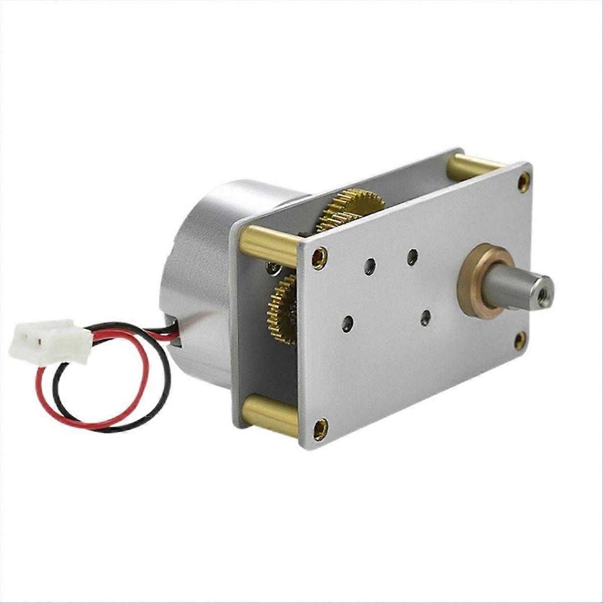 Miniatur-gleichstrommotor Mit Bürsten 4142-300 3v, Langsame Untersetzung Und Einstellbare Drehzahl (55 U/min).