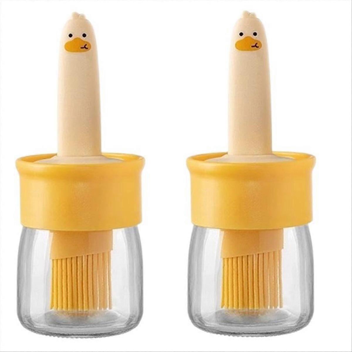 Little Yellow Duck Ölflasche, Bürste Und Flasche In Einem Produkt: Silikonbürste Für Hochtemperaturgrills.