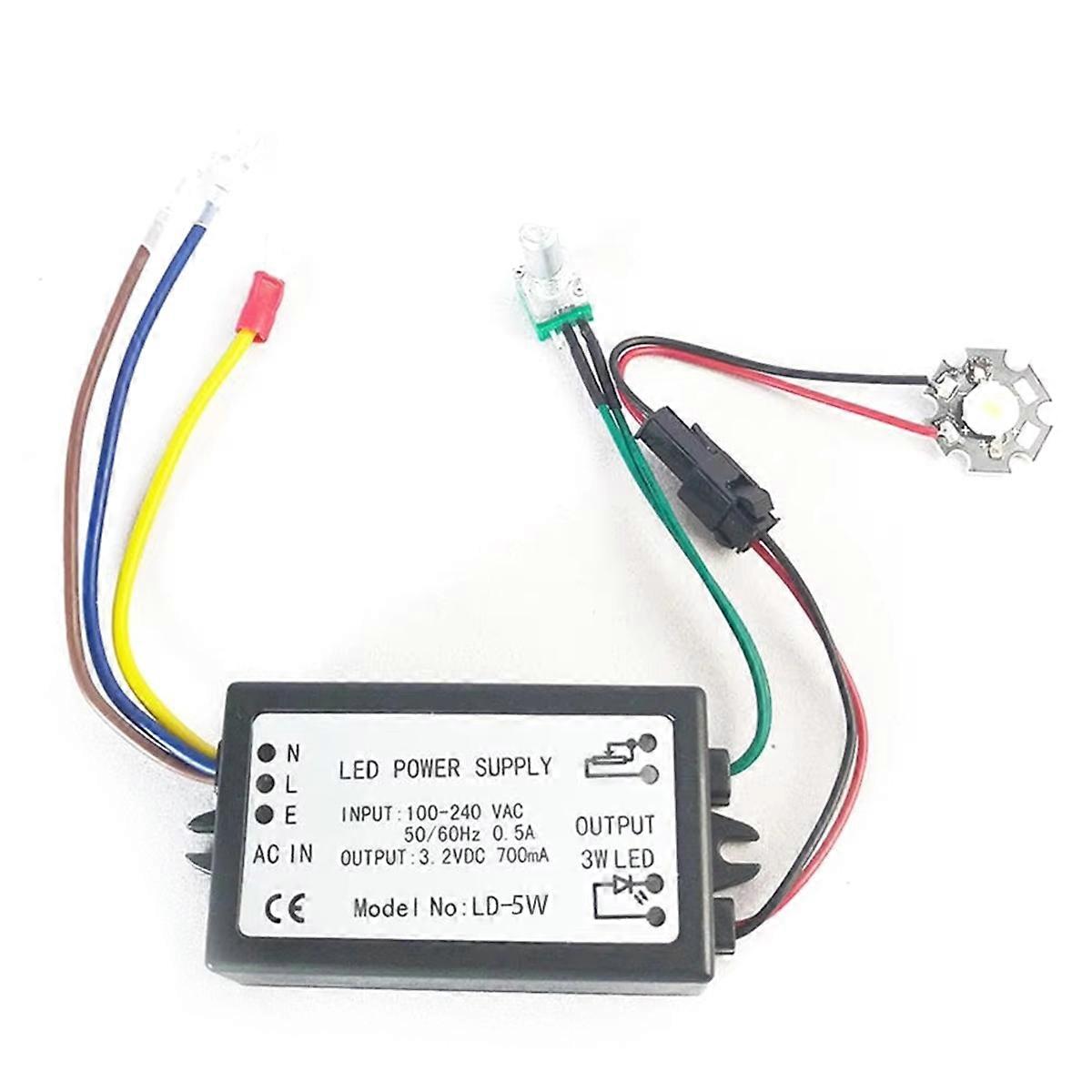 Mikroskop-netzteil Mit Integrierter, Dimmbarer Led-lampe, 5-w-test- Und Messgeräte