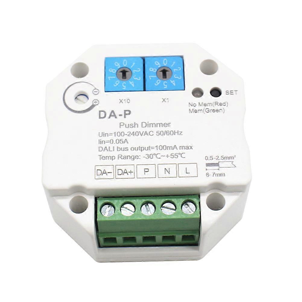 Led-dimmer Mit Druckknopf, 110 V, 220 V, 240 V, Mit Speicherfunktion