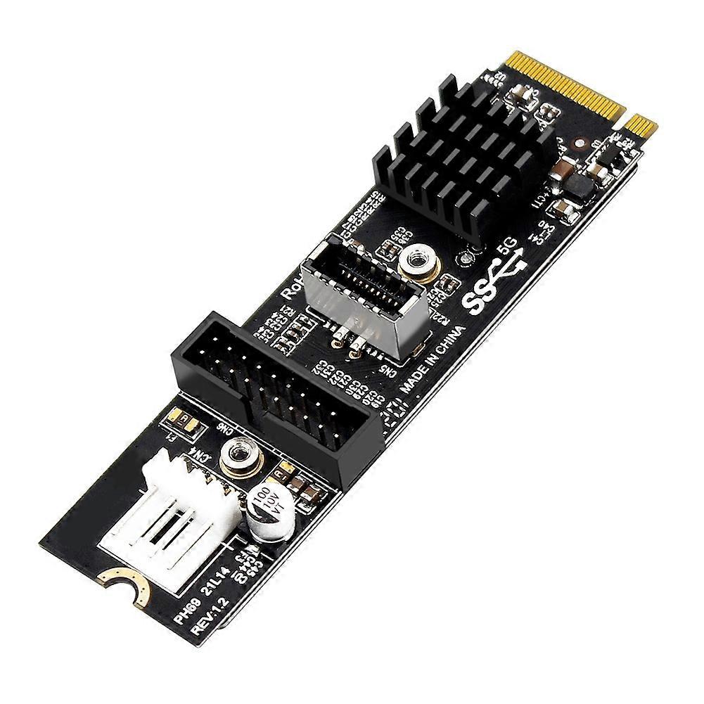 M.2 Pcie Auf Usb 3.1 Adapter-erweiterungskarte (m-key) Typ C+19/20 Pin