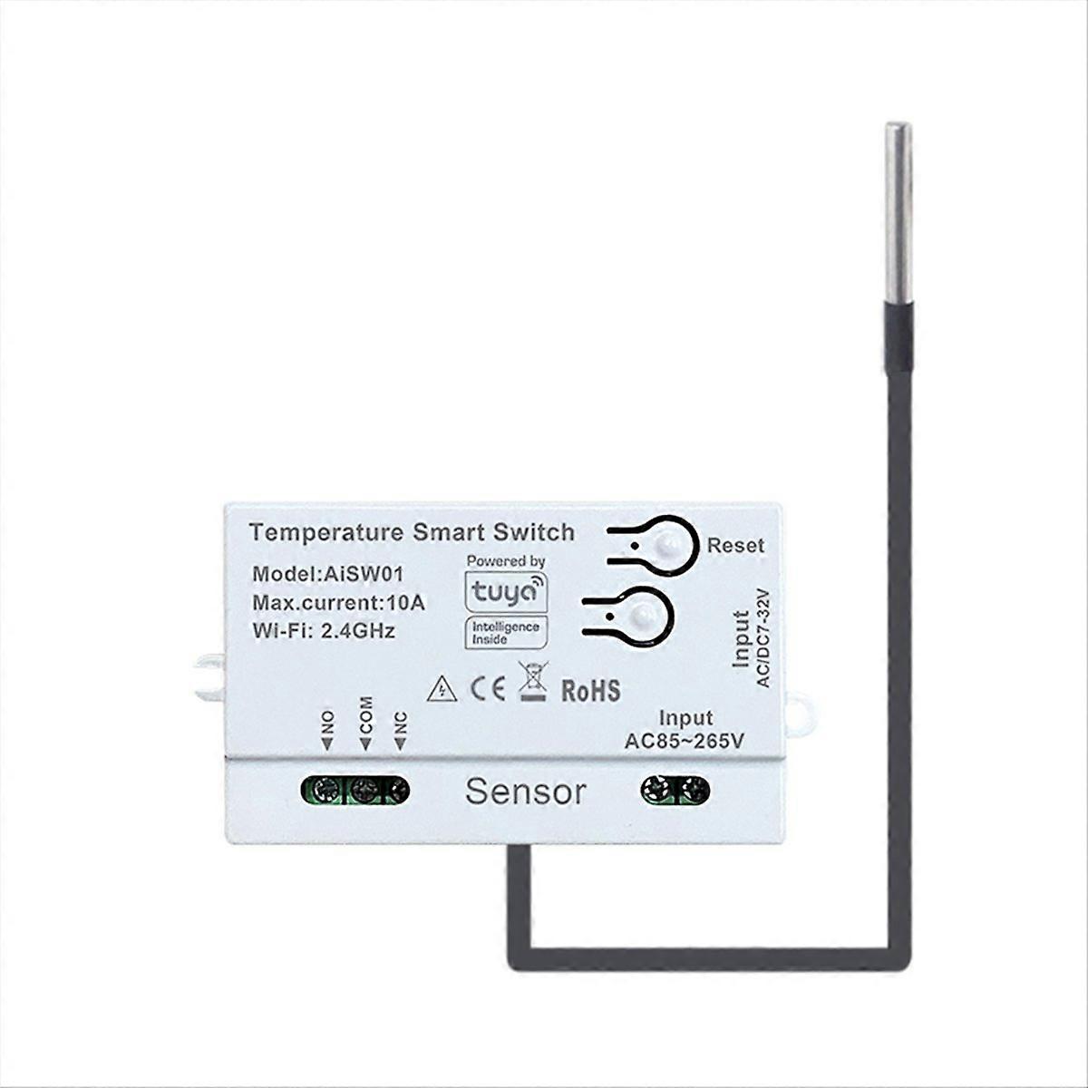 Tuya 2,4-ghz-wlan-temperatursensor Mit 1-m-temperaturfühler