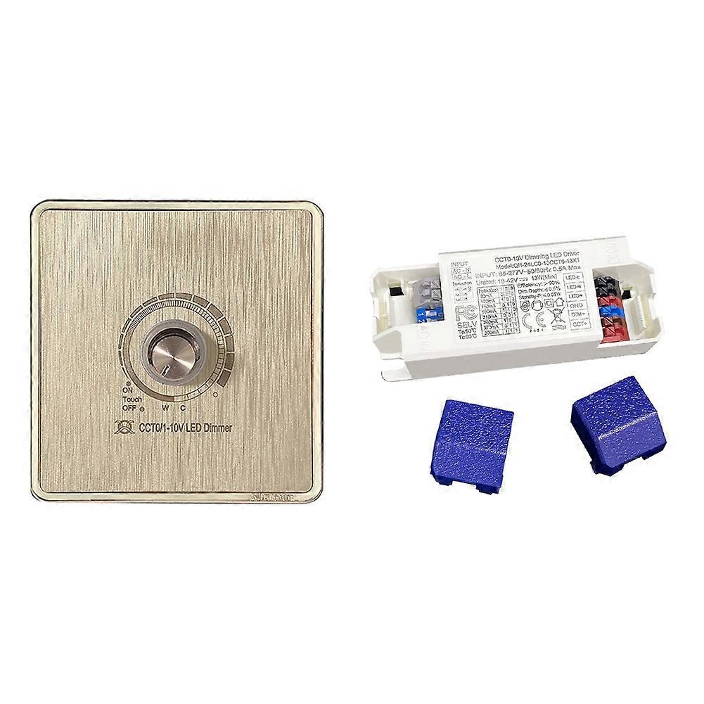 Dimmbares Led-netzteil 0-10 V, 300 Ma Beleuchtungstransformator, 12 W, Für Strahler Und Leuchtstoffröhren Mit Dimmer Und Farbtemperaturschalter.