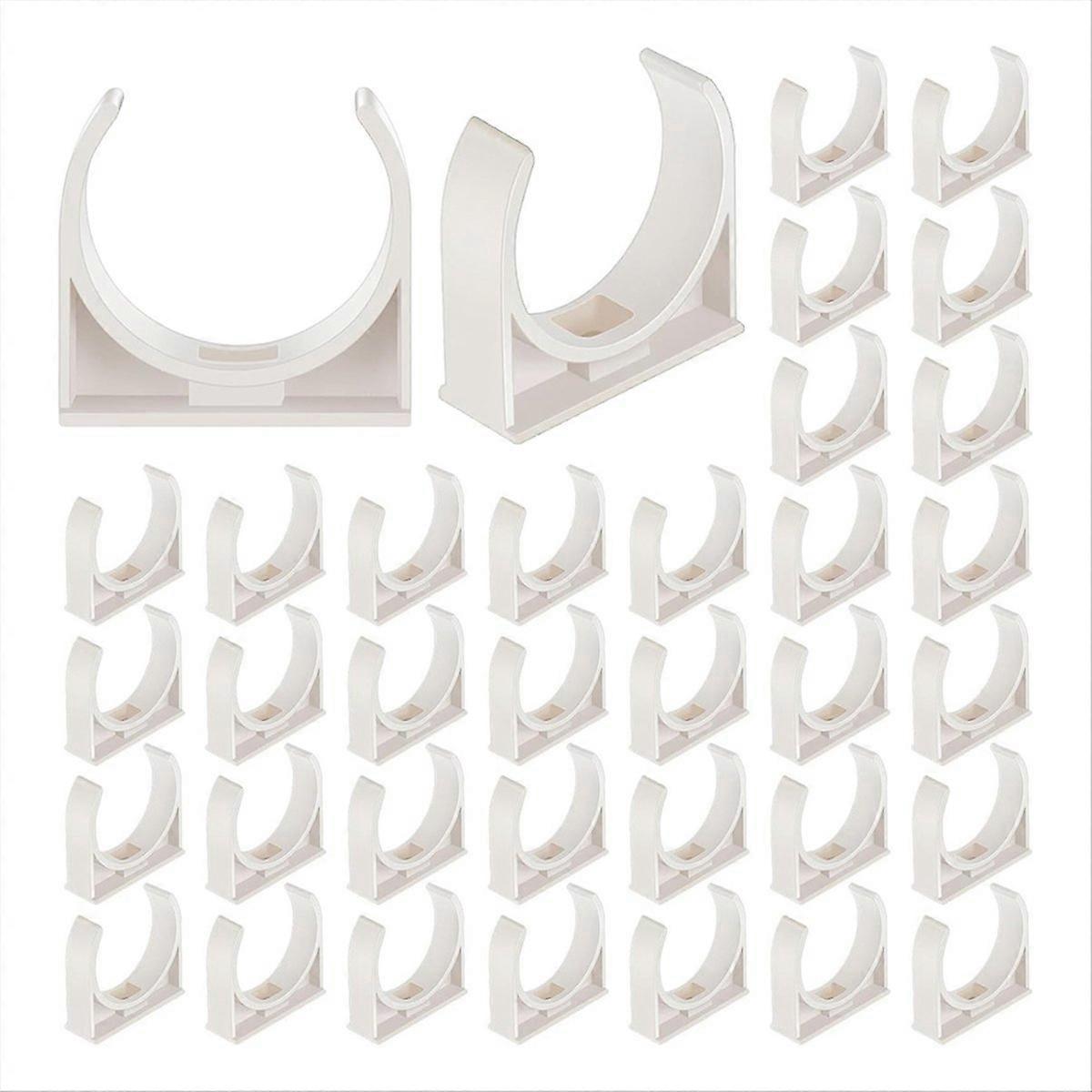 Packung Mit 50 U-förmigen Pvc-schlauchschellen Von 5 Cm (2 Zoll) Für Wasserleitungen, Halterungen Und Befestigungen Für Pex-rohre.