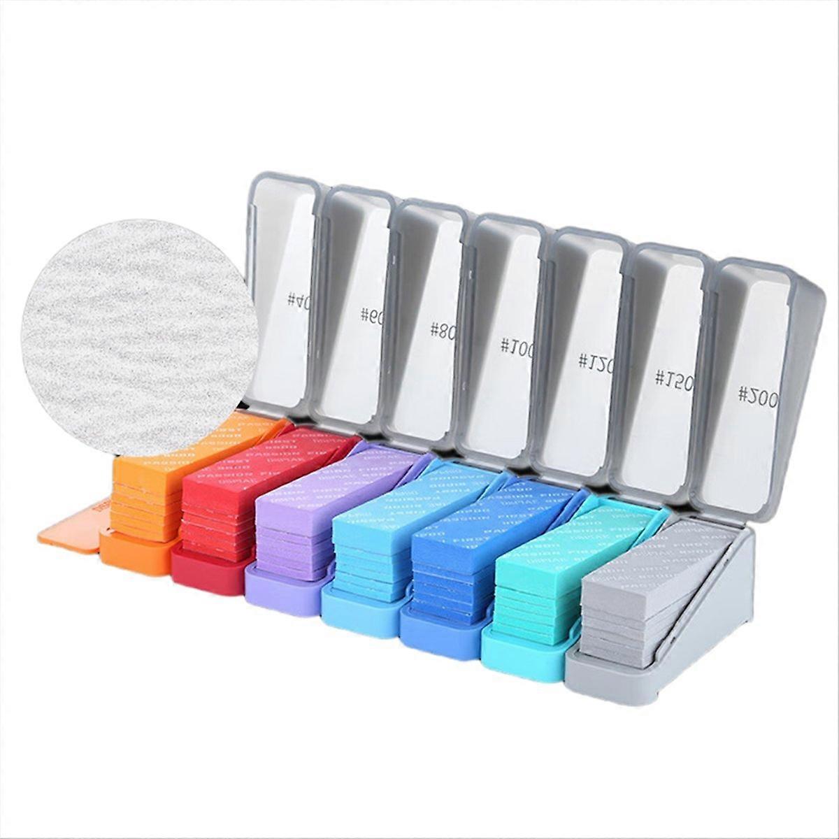 Xss-s01 Power Sponge Schleifpapierset (3 Mm Und 10 Mm) Mit Aufbewahrungskoffer. Sorgt Für Ein Angenehmes Und Geschmeidiges Schleifgefühl, Ideal Für Gewölbte Oberflächen.