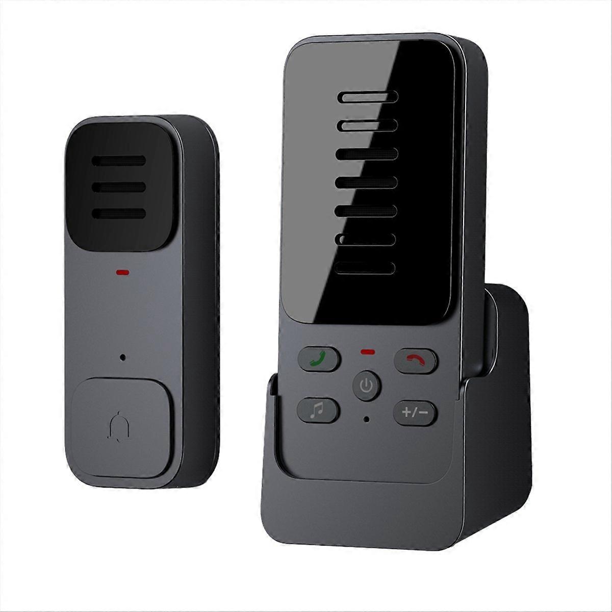 Drahtlose, Intelligente Gegensprechanlage, Türklingel, Zwei-wege-audio, Große Reichweite, Für Senioren, Ein-knopf-pager Mit 6 Klingeltönen