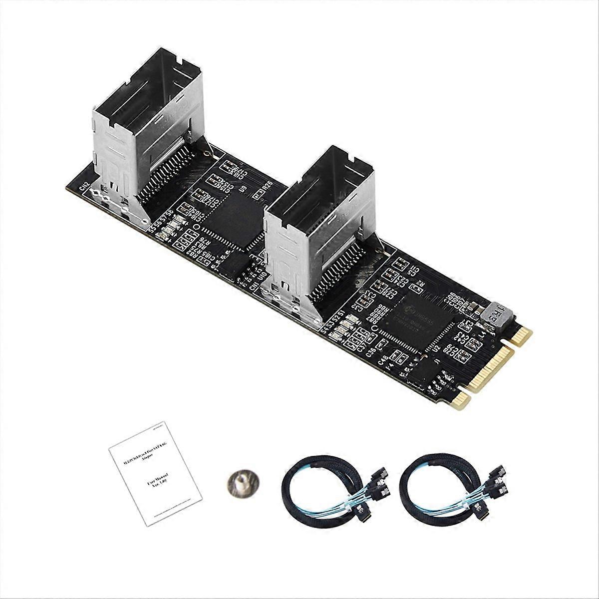 M.2 Pcie 3.0 Zu 8 Sata 6g Multiplier Controllerkarte