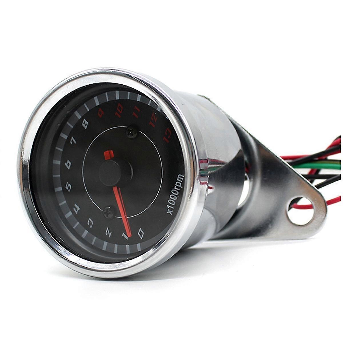 12v Dc Analoger Motorrad-drehzahlmesser Mit Blauer Led-hintergrundbeleuchtung, 1000 U/min.