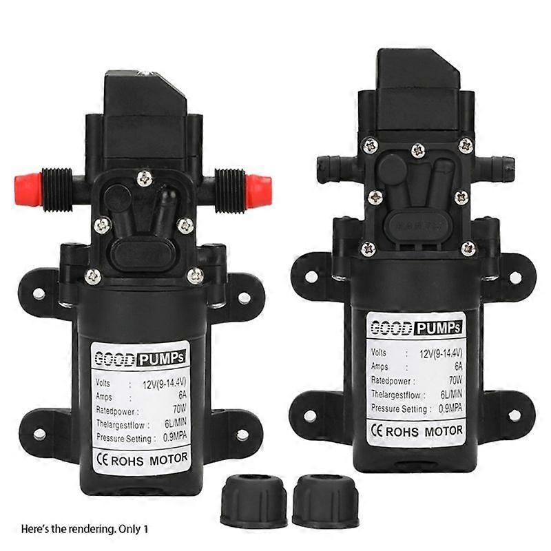 Automatische Membranwasserpumpe 6 L/min, Schraubgewinde, Mit Automatischer Abschaltung.