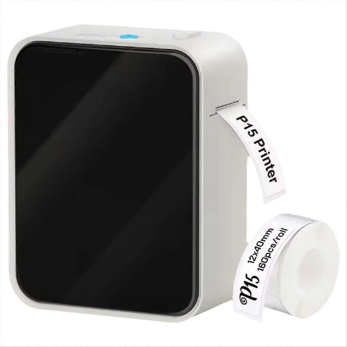 P15 Mini Bluetooth-etikettendrucker, Ähnlich Den Modellen D11, D110 Und D101. Tragbarer Thermodrucker P15, Ideal Für Diy-projekte (weiß).
