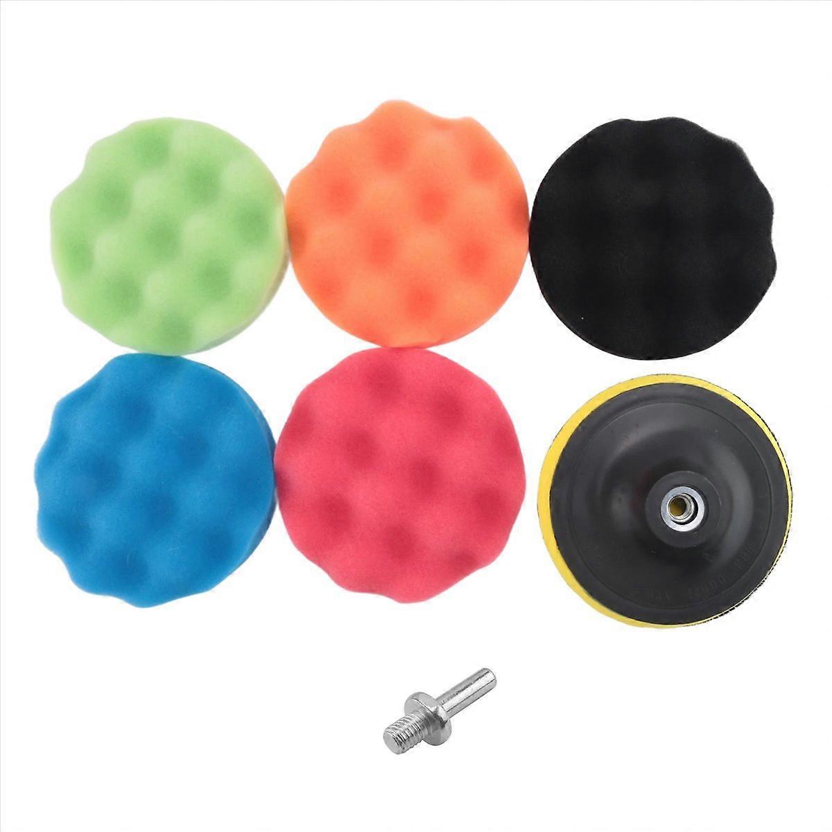 Set Mit 8 Schwammpolierpads Für Autos, 12,7 Cm (5 Zoll), Zum Polieren Und Wachsen.