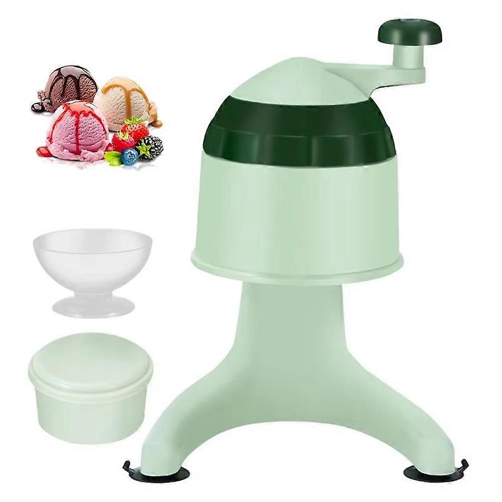 Manuelle, Rutschfeste Eismaschine, Ideal Für Die Zubereitung Von Sommerlichen Granitas Und Den Genuss Von Aromatisierten Snacks Zu Hause, Für Kinder, Erwachsene Und Picknicks.
