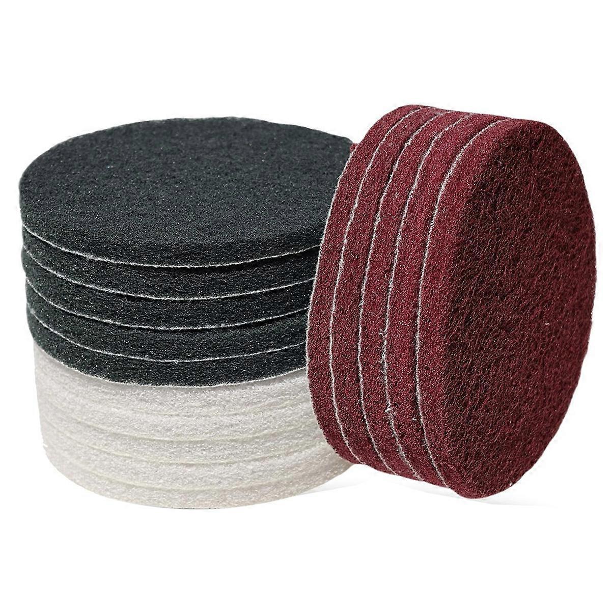 Packung Mit 15 Mehrzweck-scheuerpads (12,7 Cm / 5 Zoll) Mit Klettverschluss – Schleifpads, Polierscheiben, Schleifpads