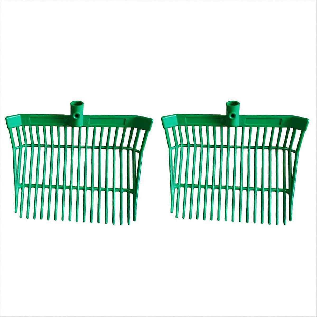 Ersatzkopf Für Mistgabel, Gabelkopf, Grün, 2er-packung