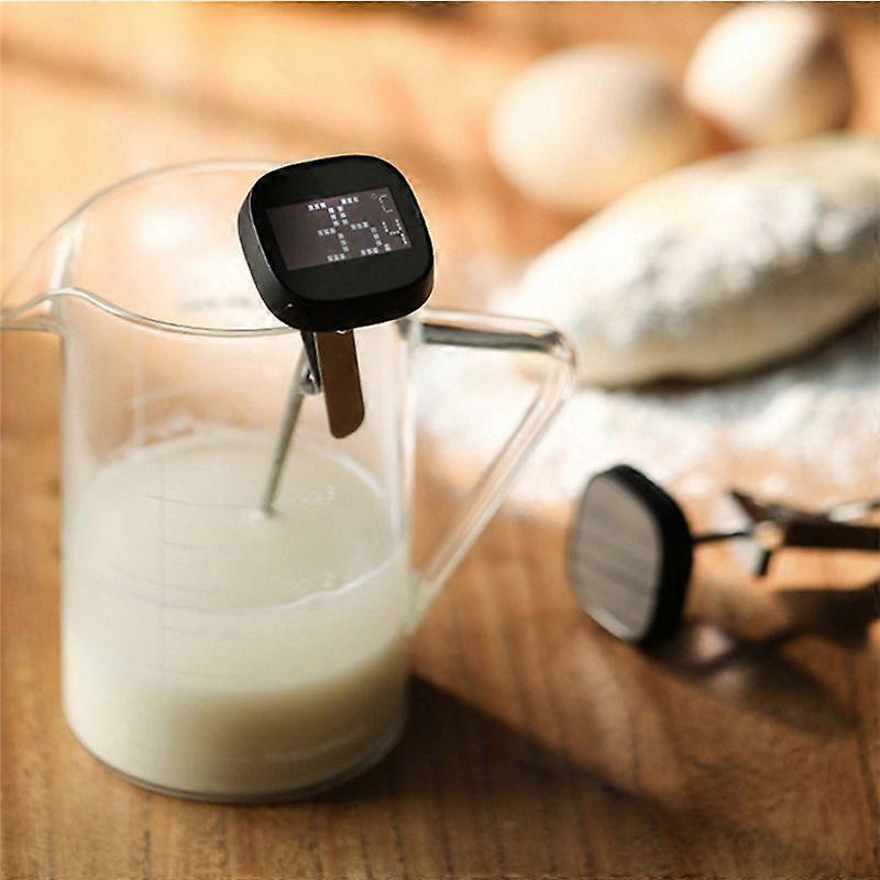 Elektronisches Kaffeethermometer Von Lahua Mit Digitalanzeige Und Milchmesszange