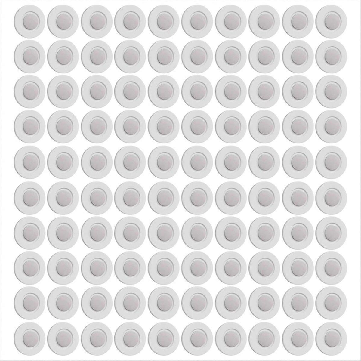Packung Mit 100 Selbstklebenden Magnetischen Wandhalterungen Für Fernbedienungen, Haken Zur Aufbewahrung Von Fernsehern/klimaanlagen, Aufbewahrungslösungen Für Zuhause