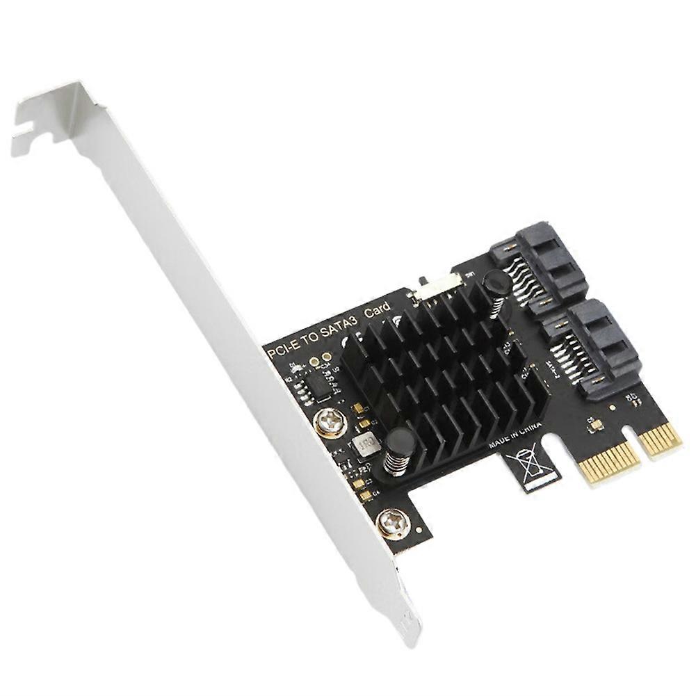 Asm1061 Pcie Sata 3.0 Erweiterungskarte, 2-port 6 Gbit/s Controller – Austauschbarer Adapter Für Ssds, Hdds Und Nas Unter Windows Und Linux