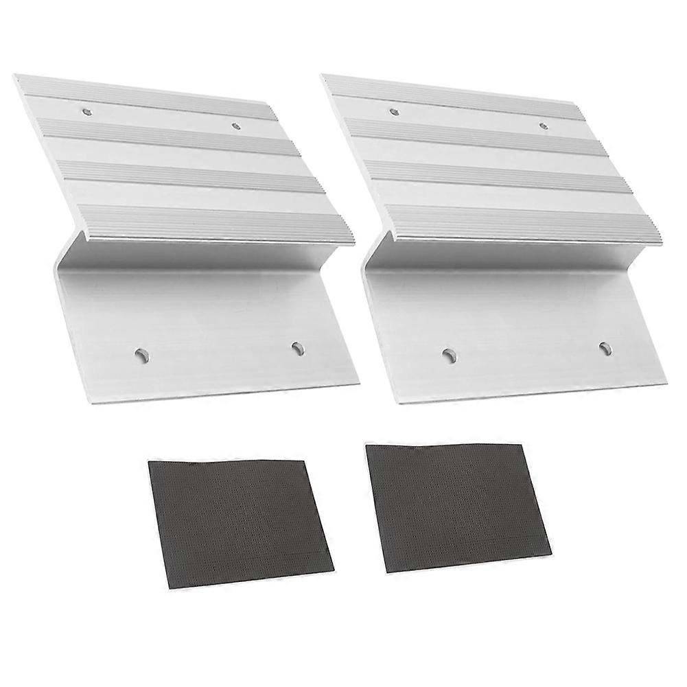 Laderampen-set Für Lkws Und Anhänger (2er-set), Aluminium-rampenplatten, Kompatibel Mit 2 X 8 Zoll Eichenbrettern Für Pkws Und Lkws.