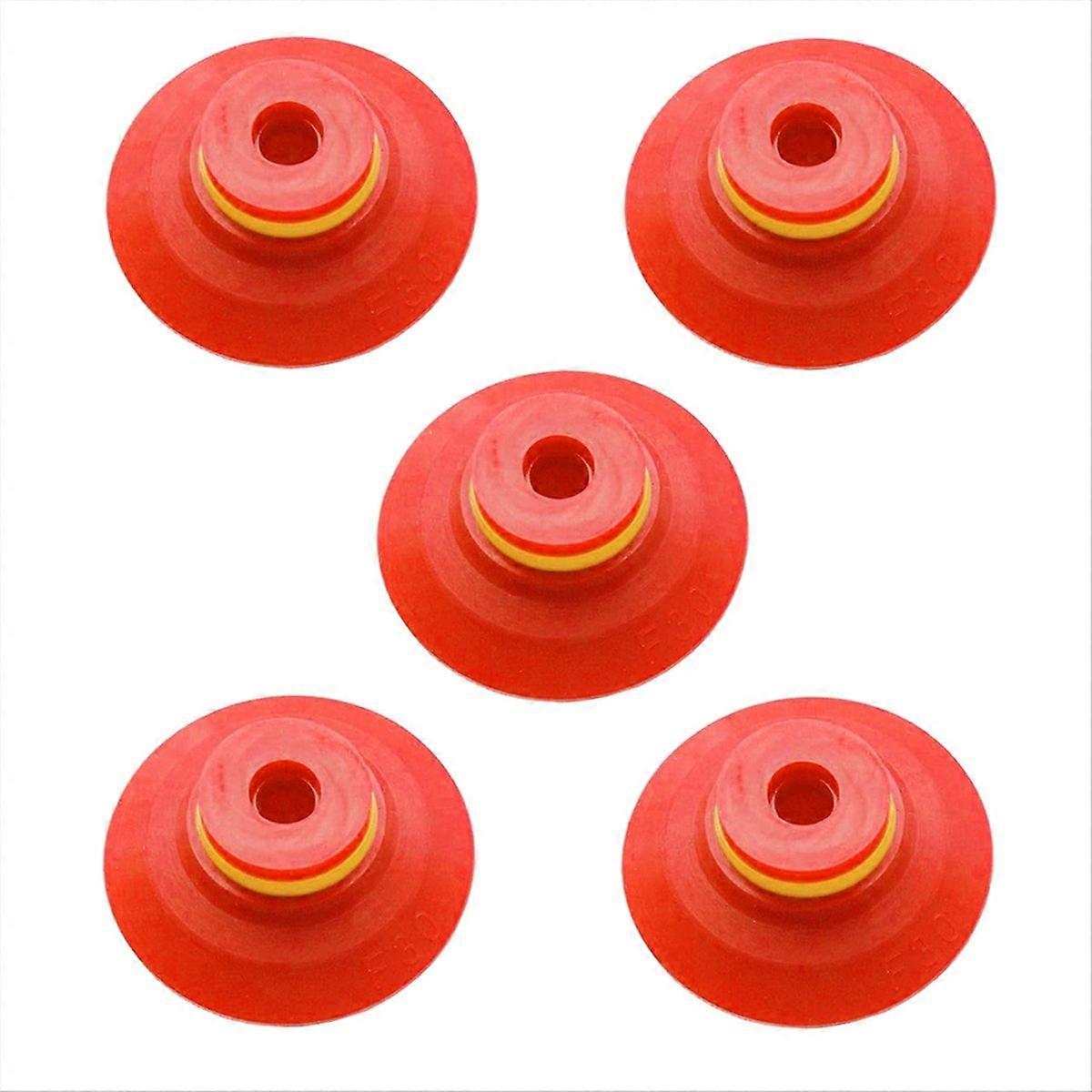 Flacher Industriesaugnapf Mit Rippen, 5er-pack F30