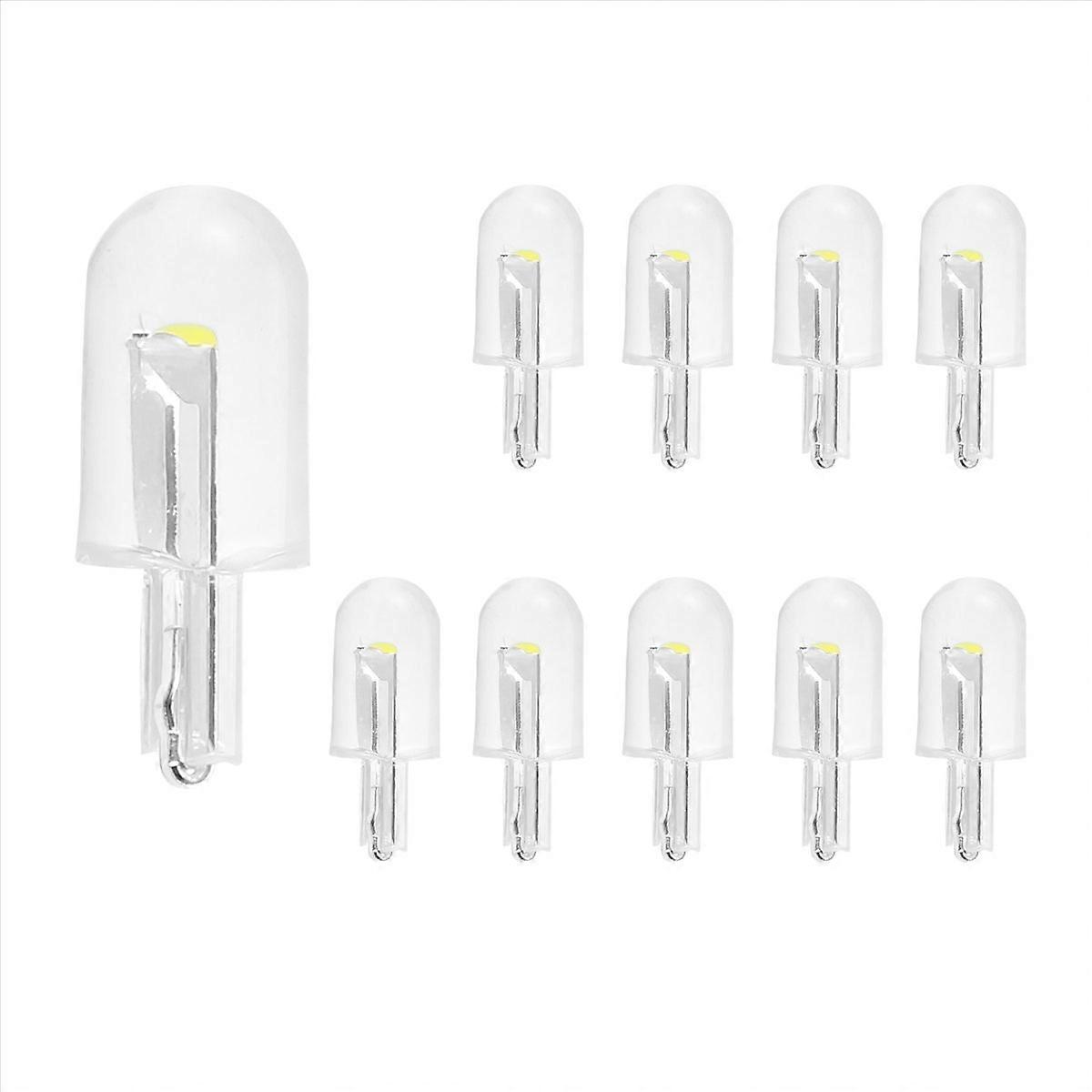Packung Mit 10 T10 W5w Cob-led-lampen Für Leselampen Und Kennzeichenbeleuchtung Im Auto.