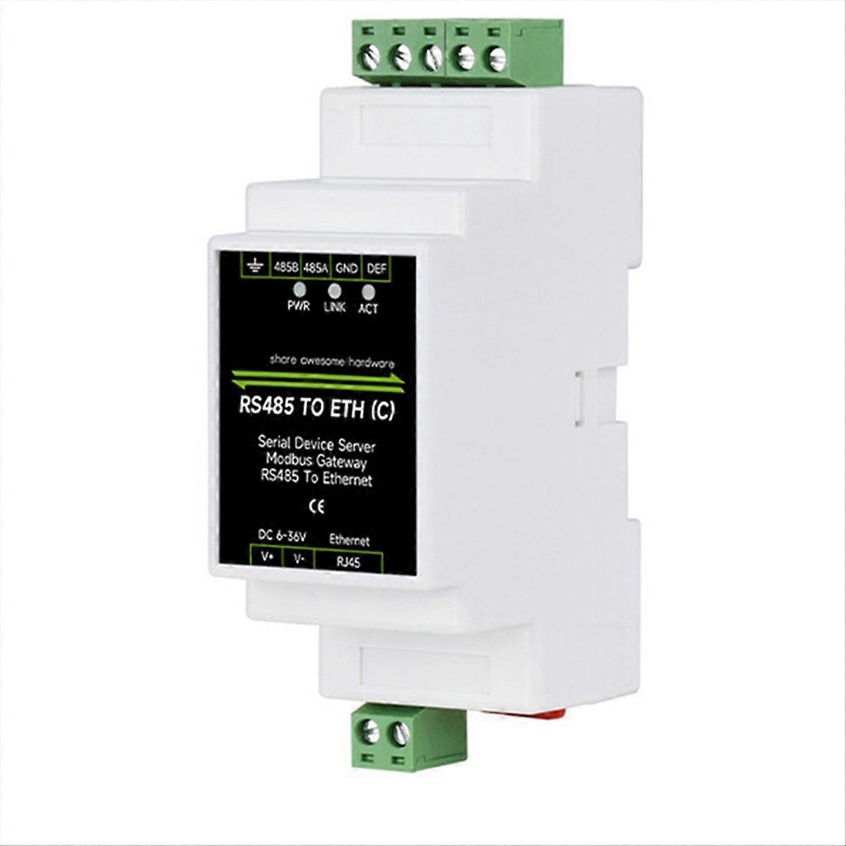 Industriell Isolierter Rs485-zu-eth(c)-rj45-konverter, Wand-/schienenmontage, Für Modbus, Für Zuverlässige Datenkommunikation.
