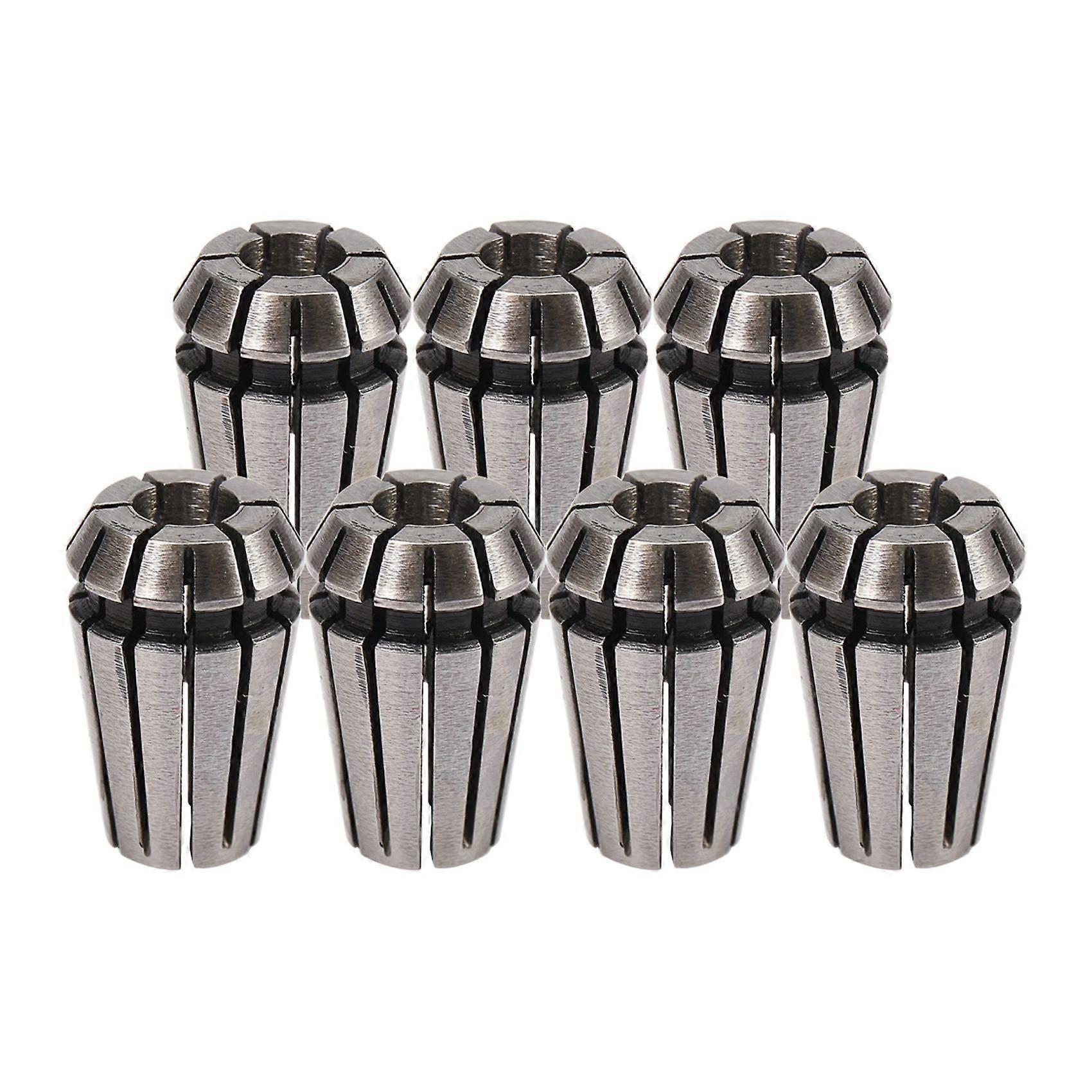 Satz Mit 7 Er11-spannzangen Von 1 Bis 7 Mm Für Cnc-fräs- Und Graviermaschinen