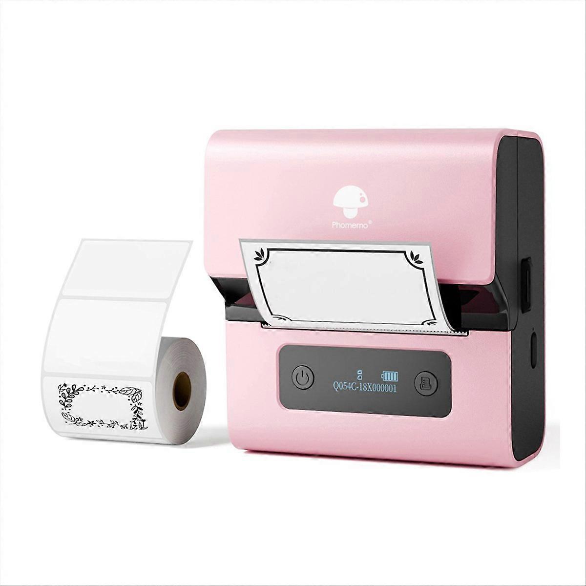 M221 Pink Bluetooth Tragbarer Etikettendrucker
