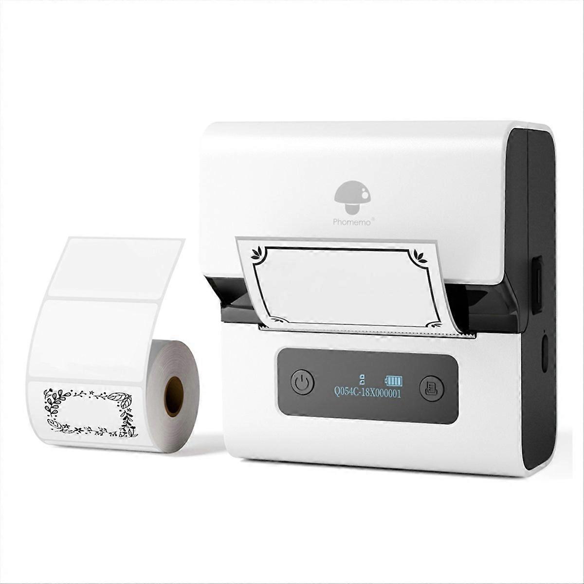 Weißer Tragbarer Bluetooth-etikettendrucker M221