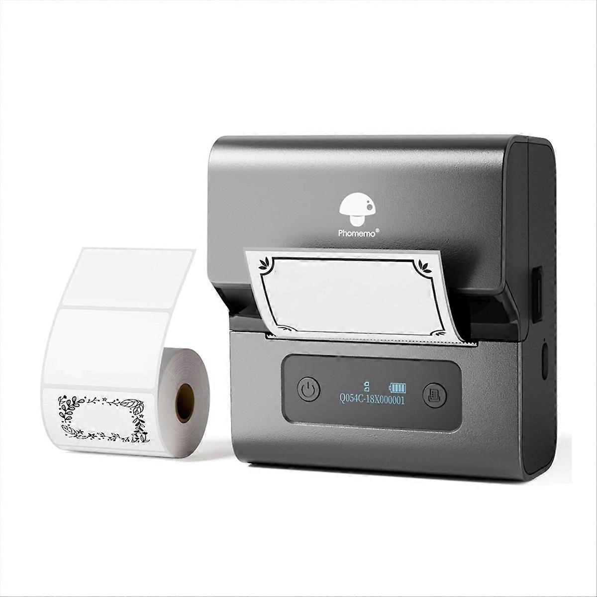 M221 Grauer Tragbarer Bluetooth-etikettendrucker