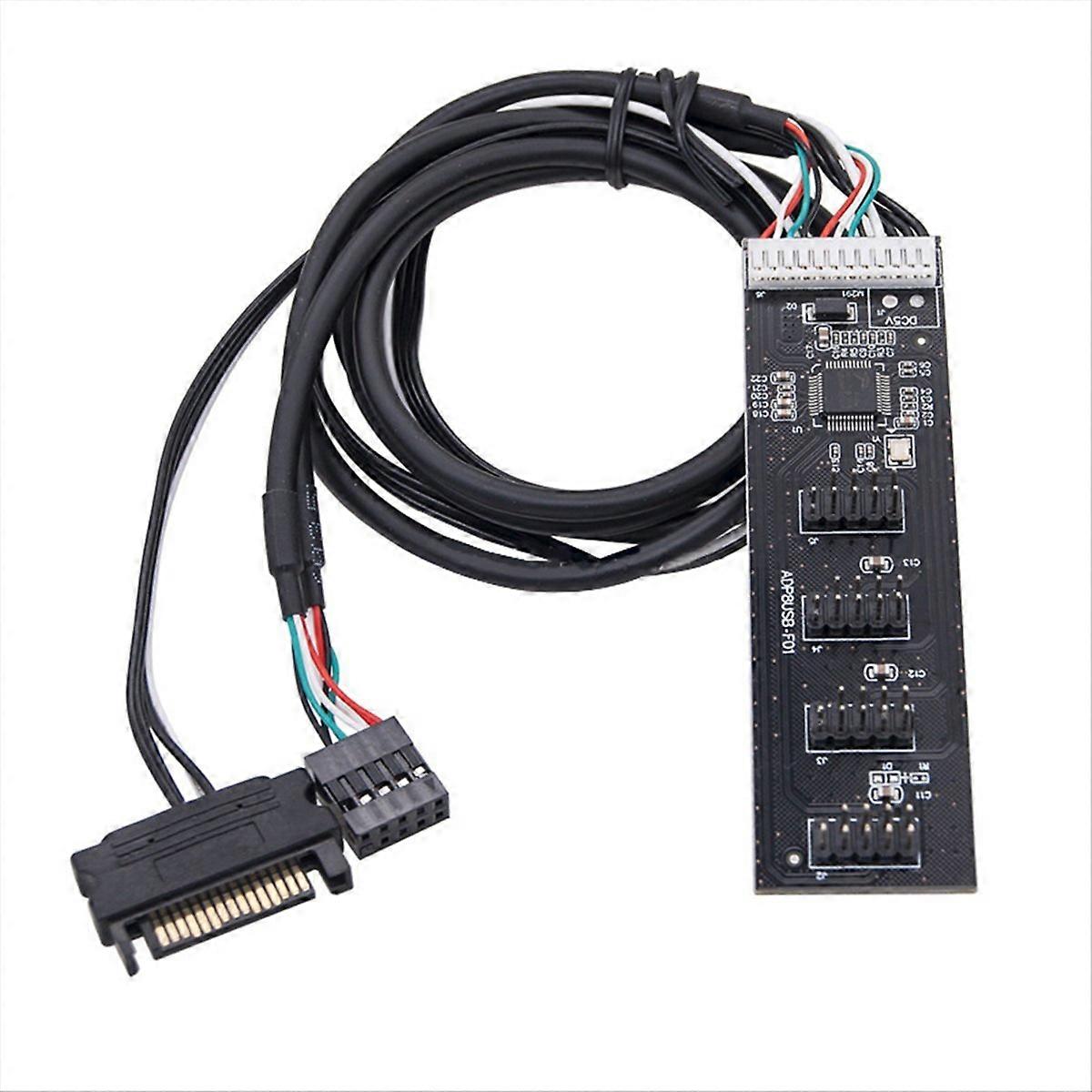 Pc-motherboard-adapter-splitter-hub Mit Sata-schnittstellenkabel