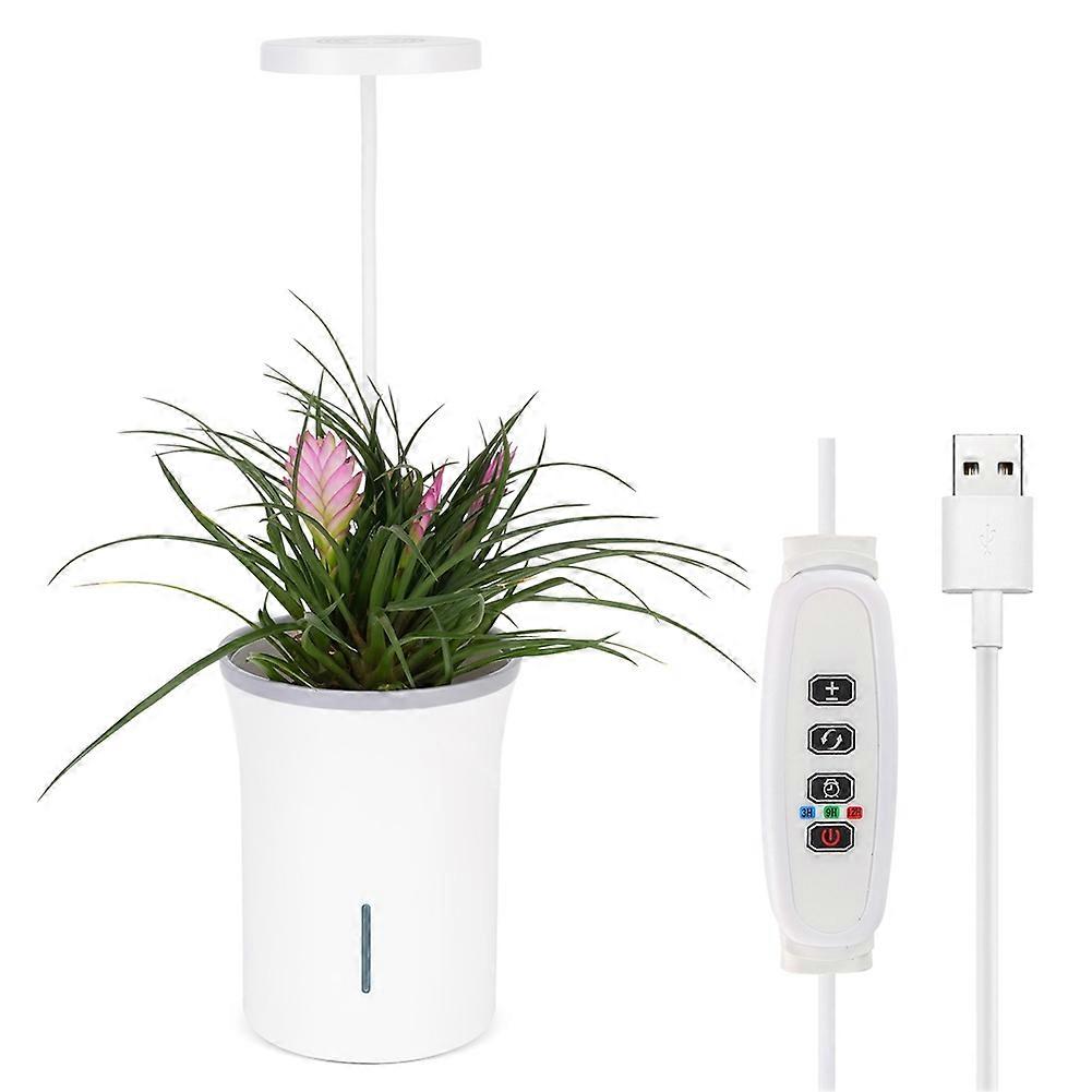 Indoor-pflanzenlampe Für Erde Und Hydrokultur, Zwei Betriebsmodi, Vollspektrum, 9 Helligkeitsstufen, Us-stecker