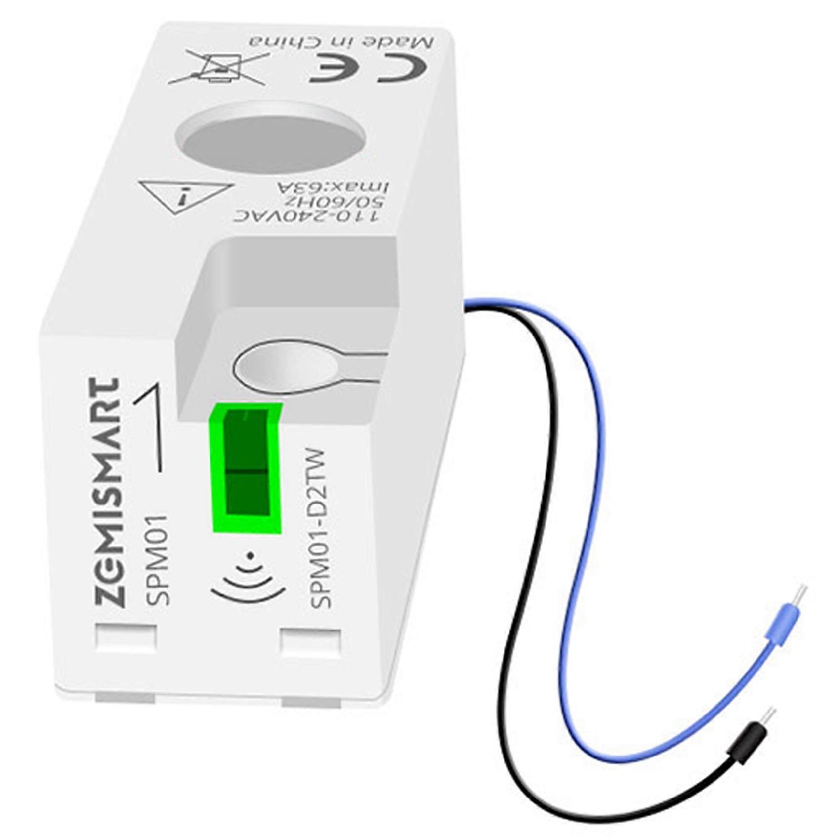 Tuya Mini Zemismart Wi-fi Energiezähler Mit Echtzeit-stromüberwachungssensor Und Tuya Smart Life App (63 A).
