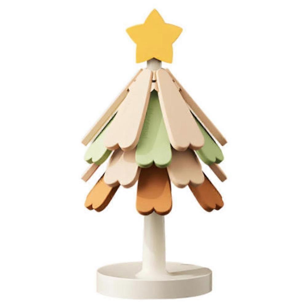 Wasserfeste Und Hitzebeständige Silikonuntersetzer Im Weihnachtsbaum-design, Mit 4 Abnehmbaren Untersetzern, Für Teekannen Und Andere Getränke (gelb).