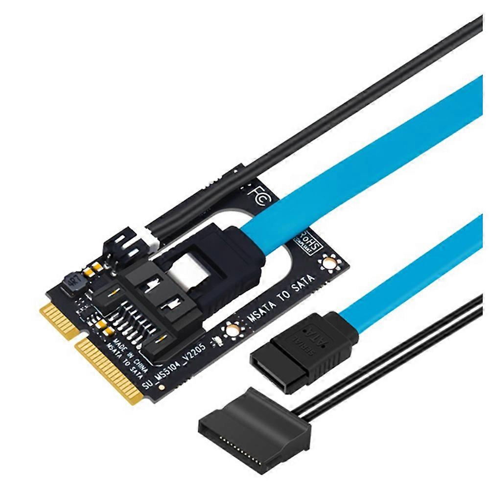 7-poliger Msata-zu-sata-mini-sata-zu-sata-adapterkartenkonverter