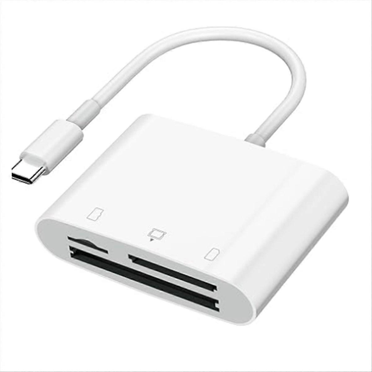 Sd-kartenleser Für Smartphone/laptop, Dreifach-kartenleser Kompatibel Mit Sd- Und Tf-karten, Digitalkamera-sucher, Plug & Play