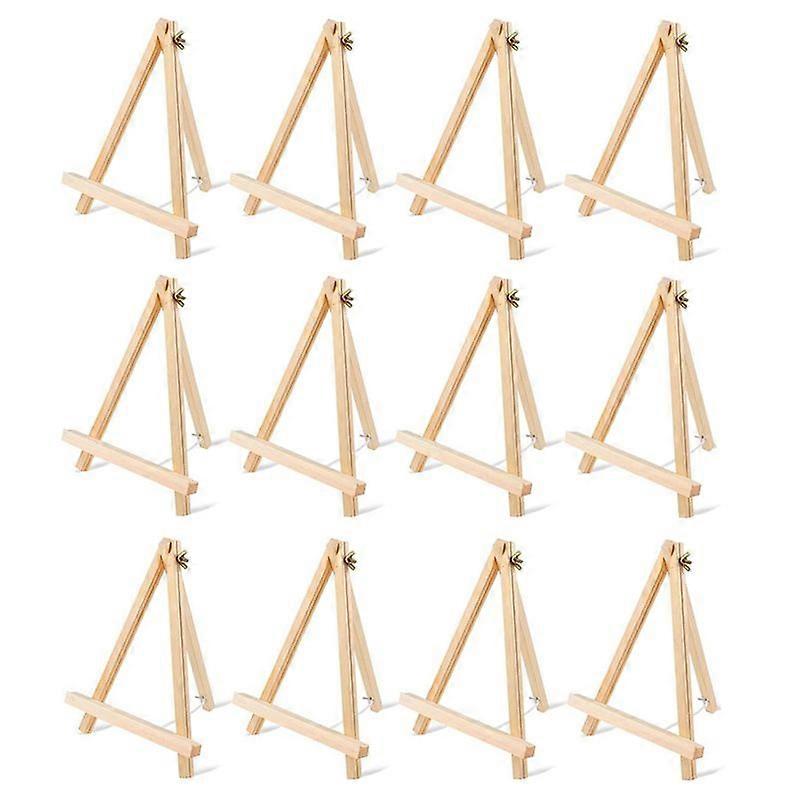 Set Mit 12 Holzstaffeleien, Tischstaffeleien, Stützen Zum Malen Und Für Kreative Hobbys