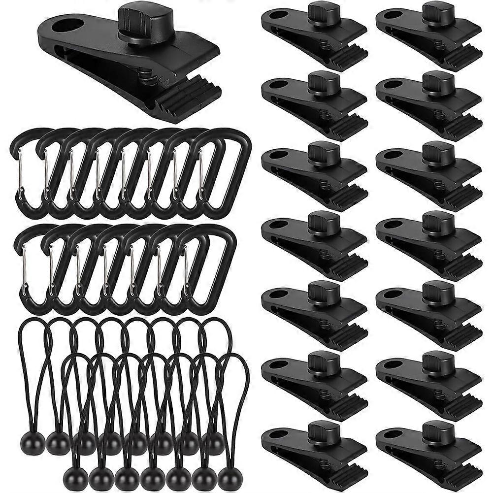 45 Robuste Planenclips, Befestigungsgurte, Verstärktes Verriegelungssystem, Für Campingzelte Und Poolabdeckungen