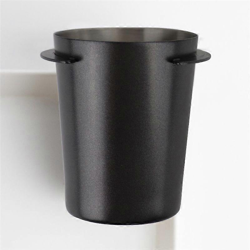 58-mm-espresso-dosierer, Kapselauffangbehälter, Silberner Pulverspender