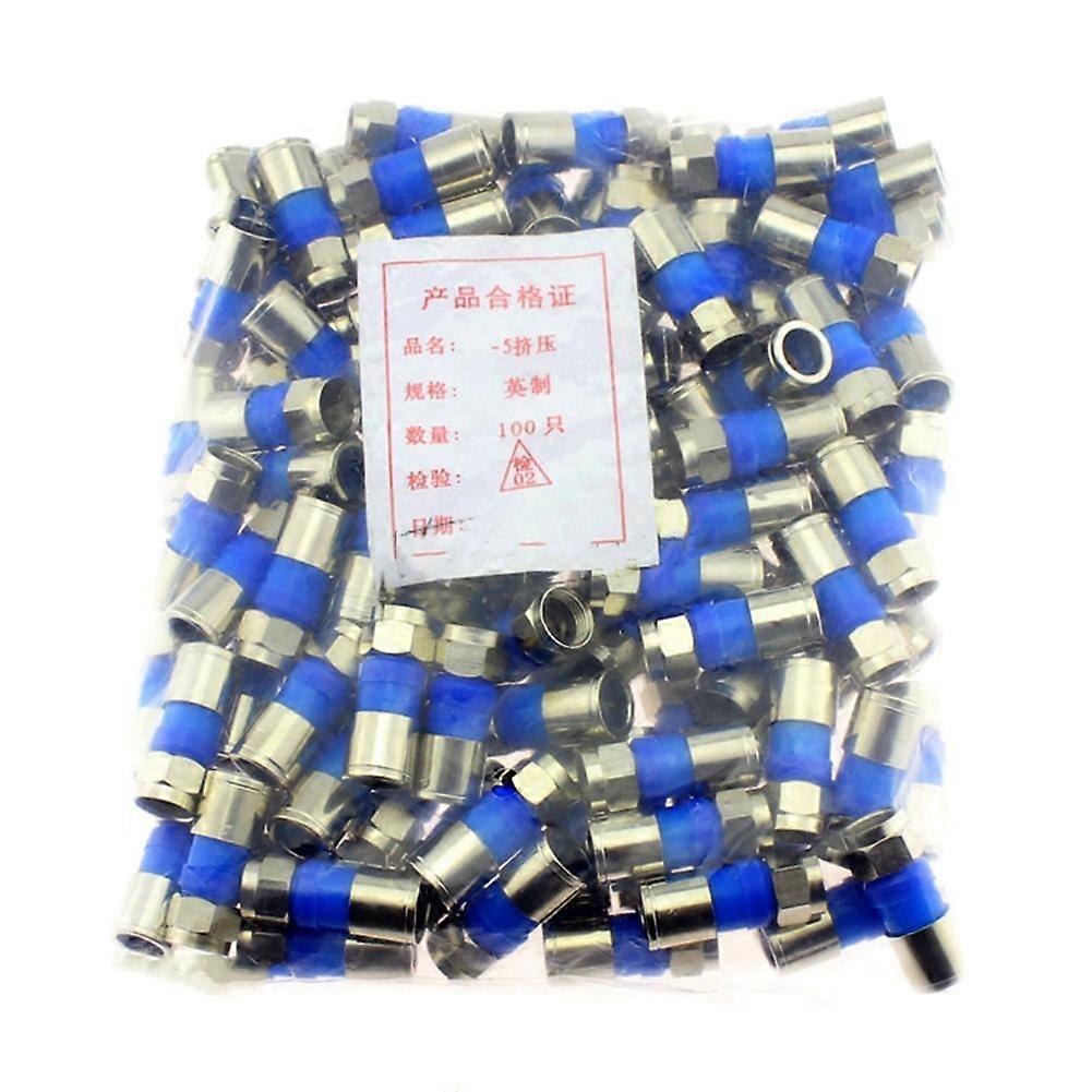 100 Stück/beutel Universeller Wasserdichter Stecker Mit Extrudiertem F-stecker 75-5 Rg6 - A