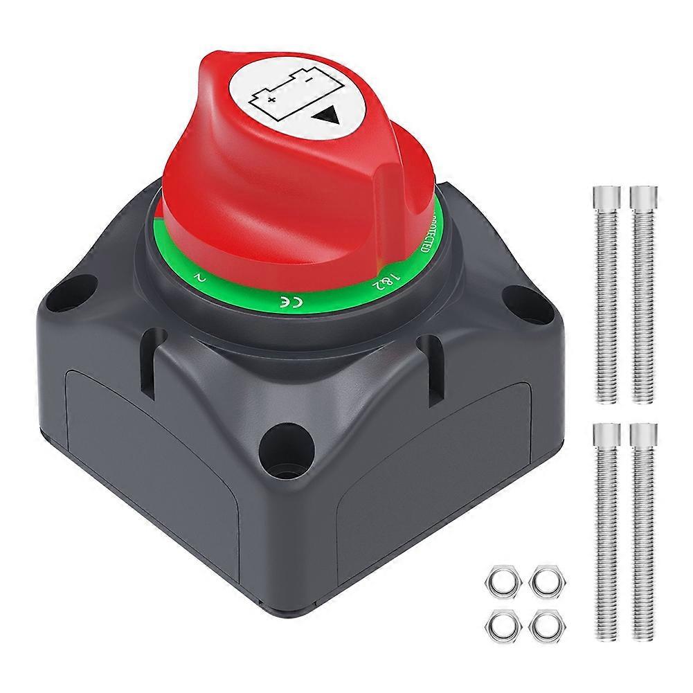 12v-48v 1-2-solve Batterietrennschalter – Abschaltung Für Elektrische Geräte In Auto, Boot, Wohnmobil Und Wohnwagen Asw-a701s