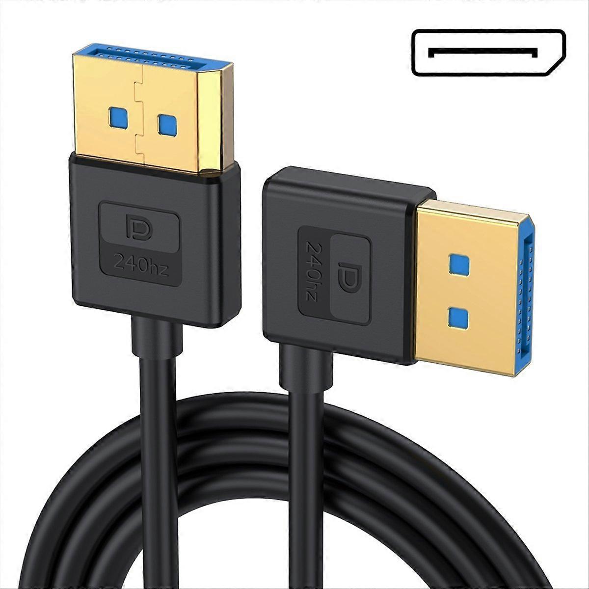 8k 60hz Und 4k 144hz Audio-/videokabel Für Laptop Und Monitor, Rechtwinklig