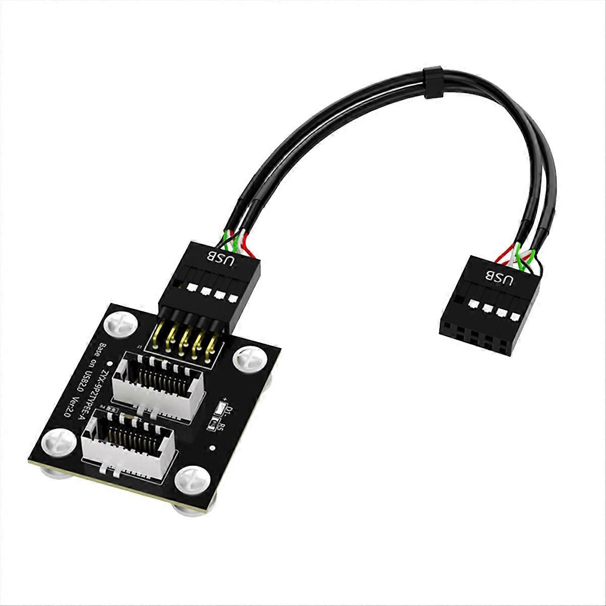 9-poliger Usb 2.0-auf-typ-e-stecker-verlängerungskabeladapter Für Motherboard-anschluss