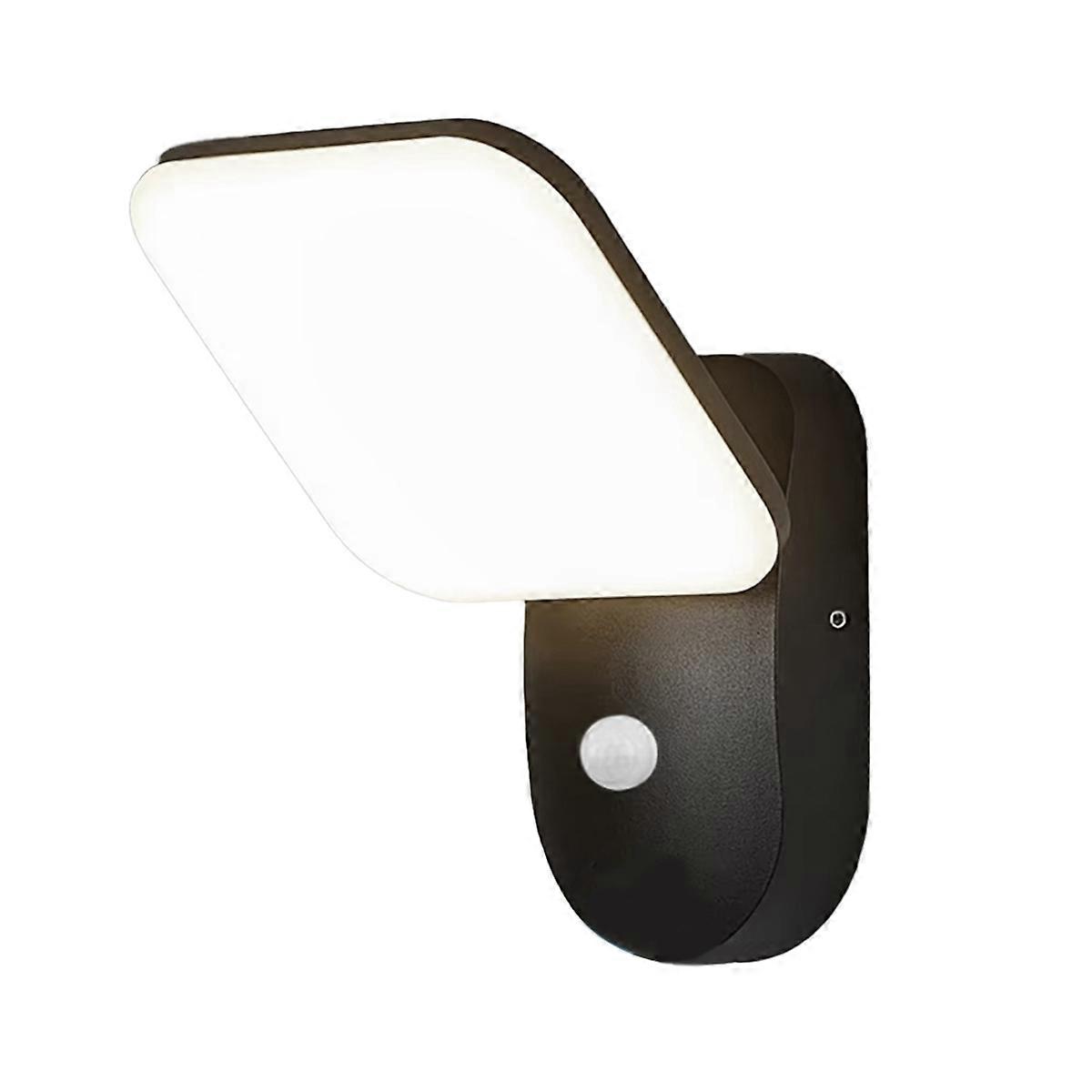 Ip65 Wasserdichte Außenwandleuchte Für Garten, Zaun, Außenwand, Einfahrt Und Straßenbeleuchtung Mit Bewegungsmelder, Led-wandlampe