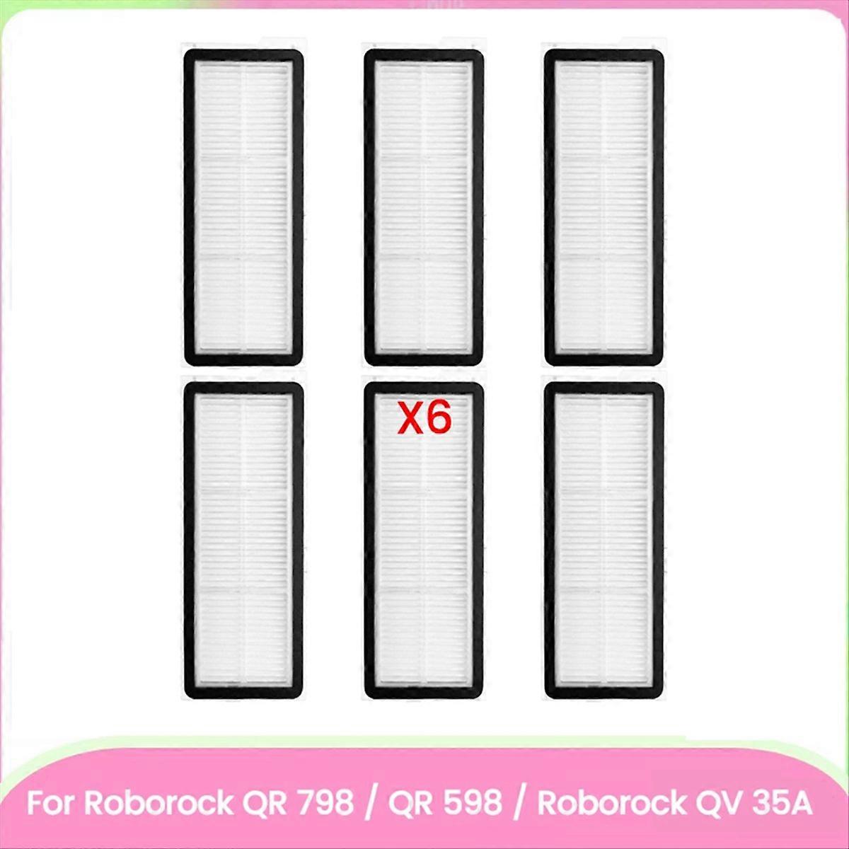 Waschbarer Ersatzfilter Für Saugroboter 35a / Qr 598 / Qr 798 (6er-packung)