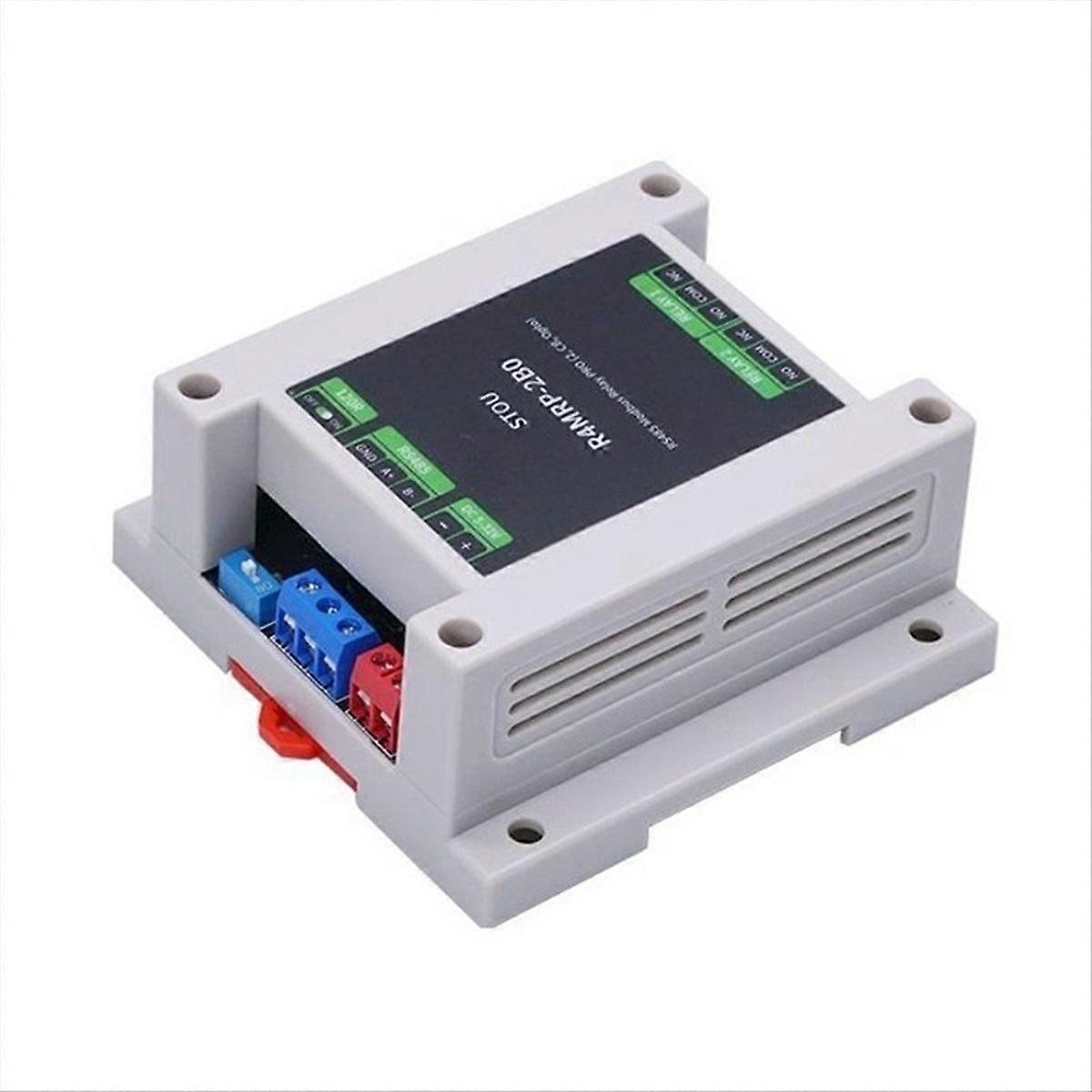 Industrielles 2-kanal-relaismodul Mit Rs485-schnittstelle, Modbus-rtu-protokoll, Optokopplersteuerung Und -trennung