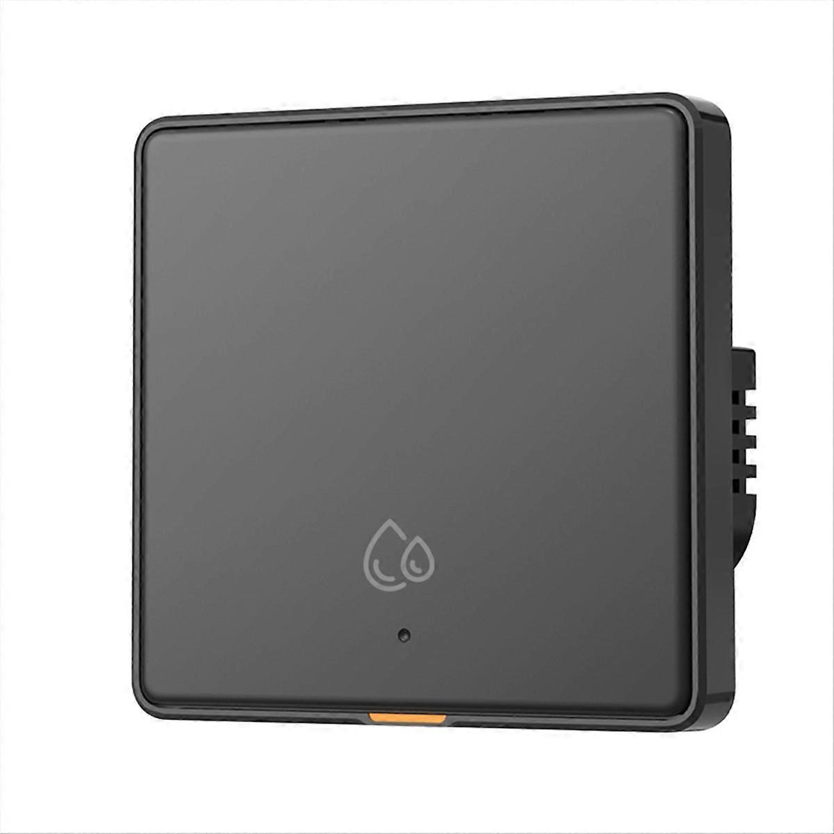 Wifi Rf433 20a 4000w Smart-schalter Für Warmwasserbereiter, Tuya Ki-assistent, Wandschalter Mit Leistungsüberwachung, Schwarz.