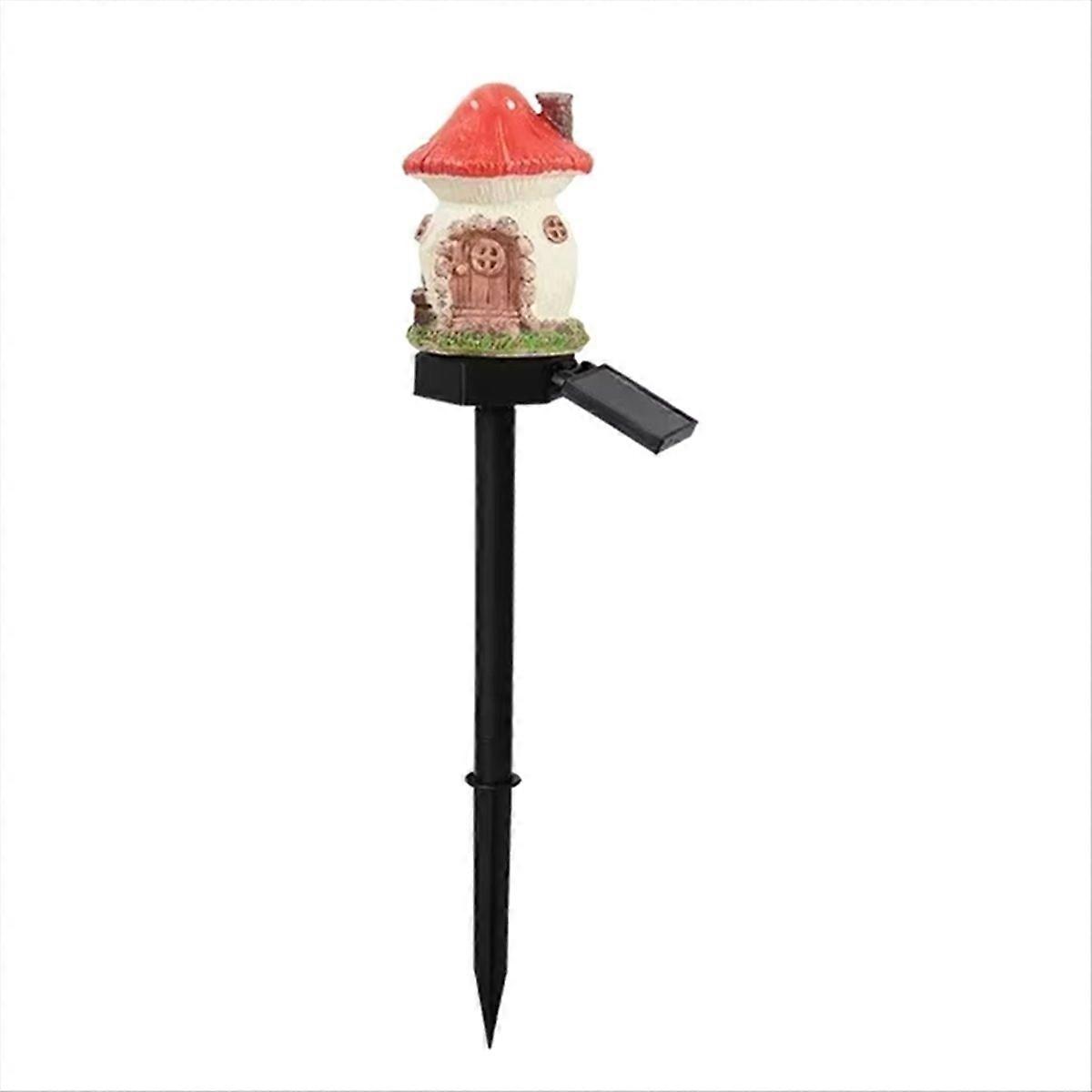 Originale, Wasserdichte Led-solarlampe Aus Kunstharz, Zur Außendekoration Von Garten Oder Rasen (b).
