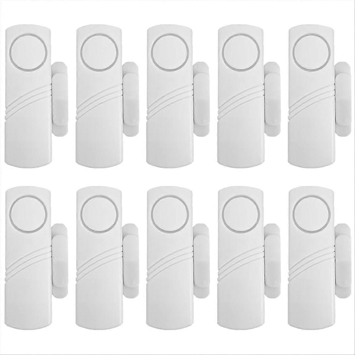 Kabelloser Magnetalarm Für Türen Und Fenster, Diebstahlsicherung Für Türöffnungen Im Haushalt (10er-pack).
