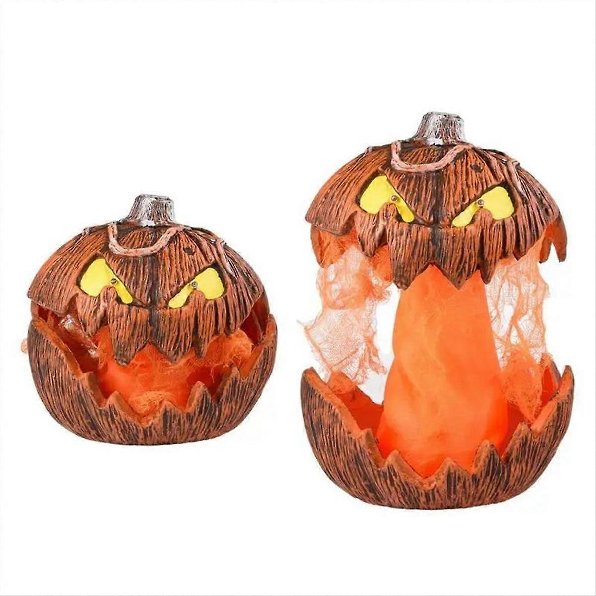 Led-teufelskürbislaterne, Blinkende Halloween-kürbislampe, Dekoration Für Halloween-partys